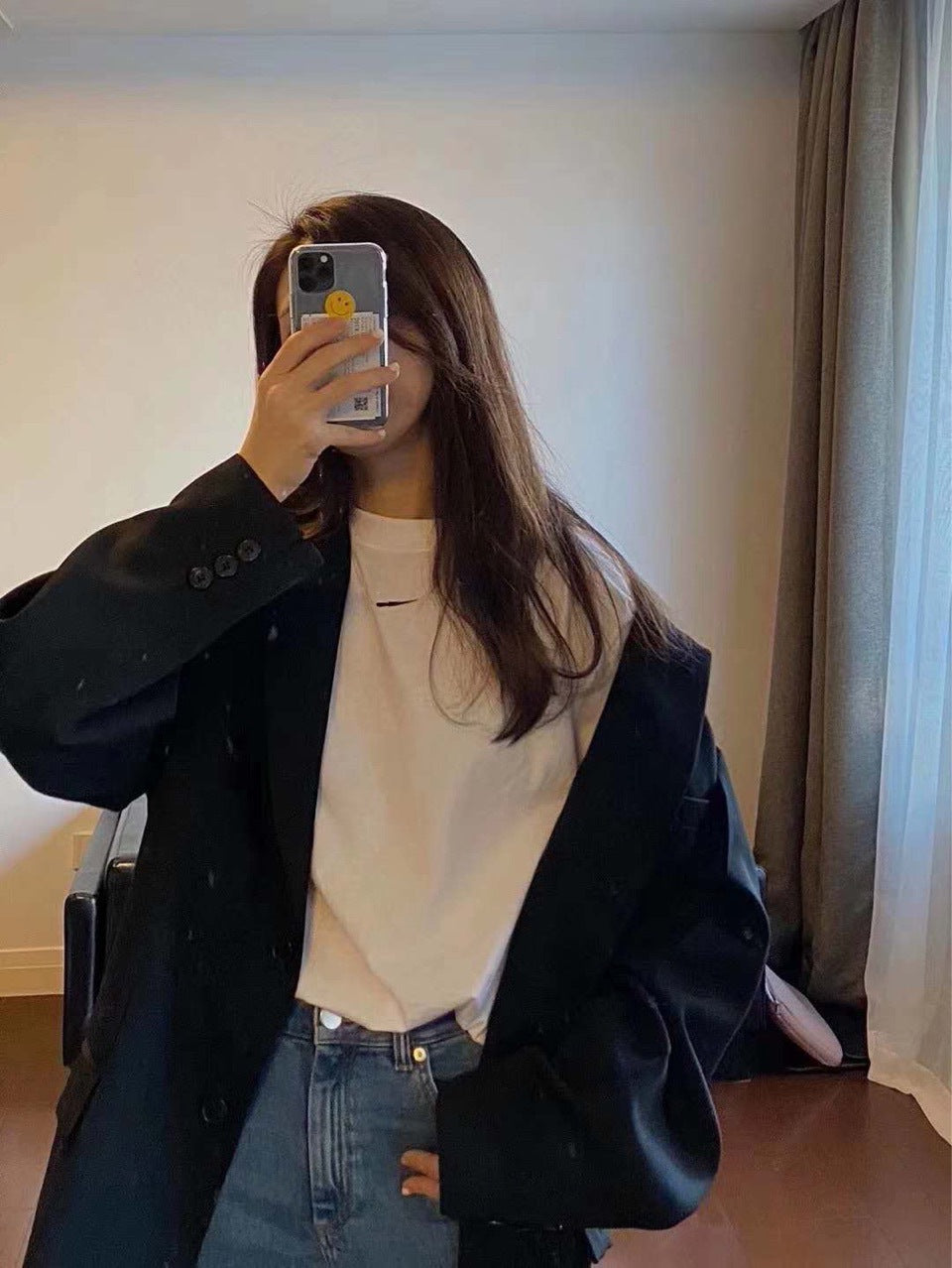Embroidered Loose Cotton Short Sleeve Tee for All