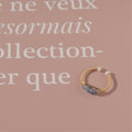 Natural Aquamarine DIY Design Women's Ring Ornament