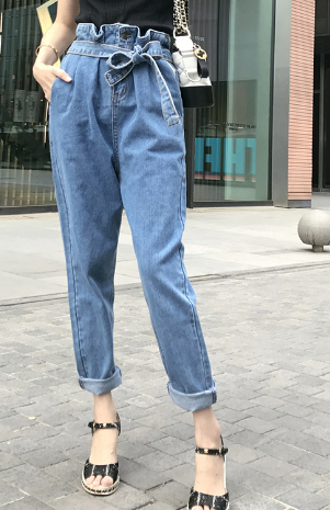 Harem Pants, Baggy Pants, Denim Harem Trousers
