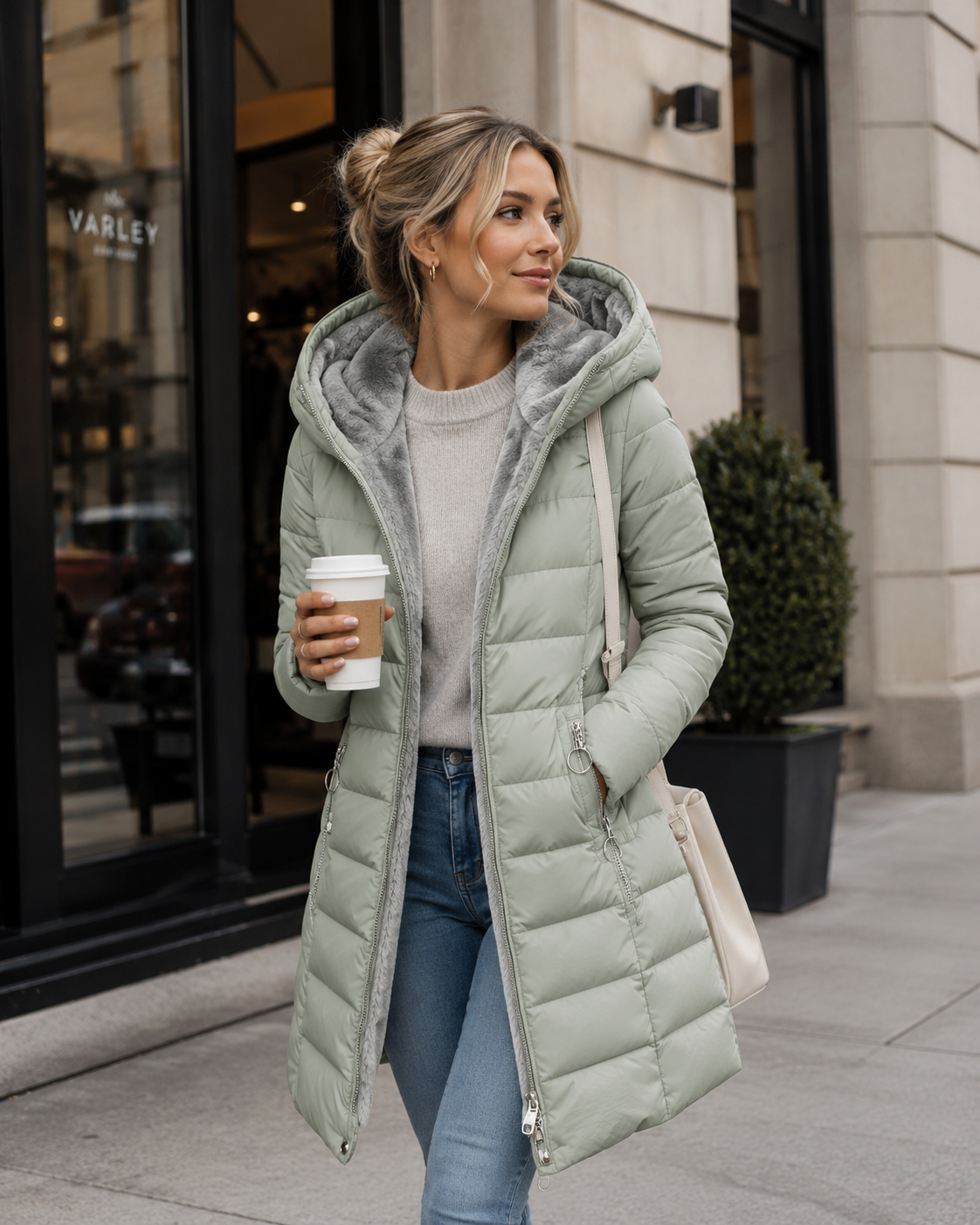 Molly™ Quilted Winter Jacket with Plush Lining