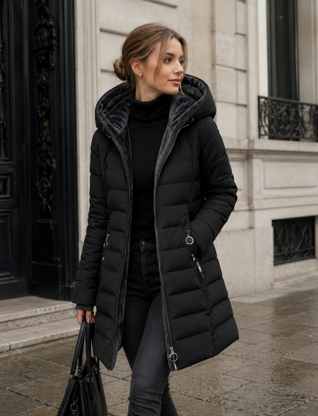 Molly™ Quilted Winter Jacket with Plush Lining