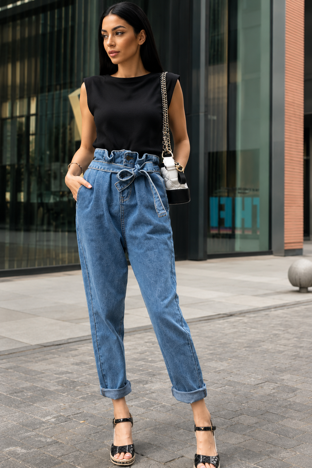 Harem Pants, Baggy Pants, Denim Harem Trousers